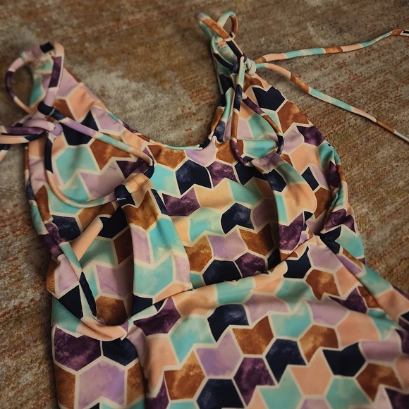 Tori Praver Swimwear Seafoam for Urban Outfitters in Geometric Print - Picture 8 of 15